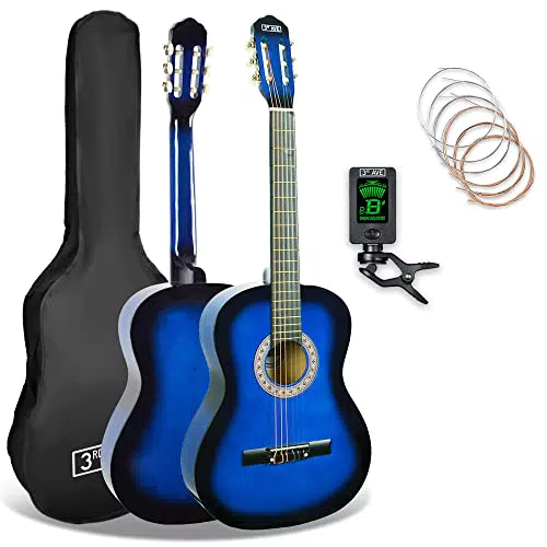 3rd Avenue Pacchetto beginner con chitarra spagnola classica junior di dimensioni 3/4 3rd Avenue