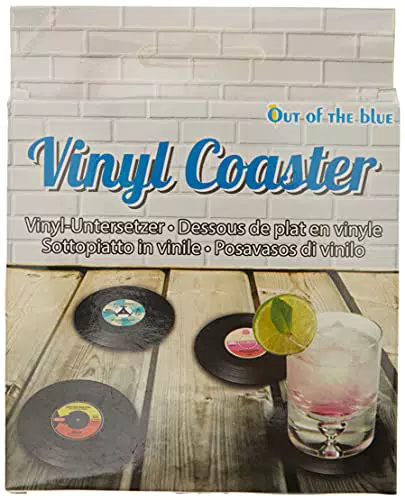 4 sottobicchieri a forma di vinile - Vinyl coaster