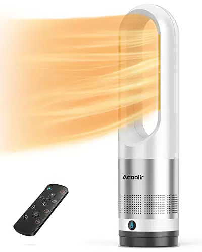 Acoolir Termoventilatore Ceramica, 1000W Stufa Elettrica Basso Consumo