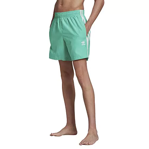 adidas 3-Stripes Swims, Costume da Nuoto Uomo, Hi-RES Green