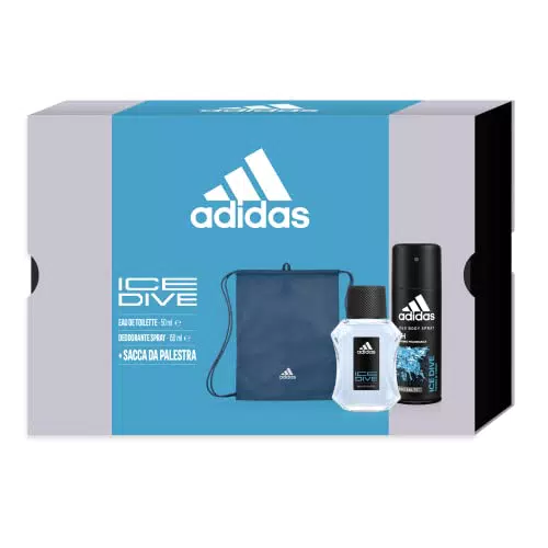 Adidas, Confezione Regalo Uomo Ice Dive con Sacca Adidas