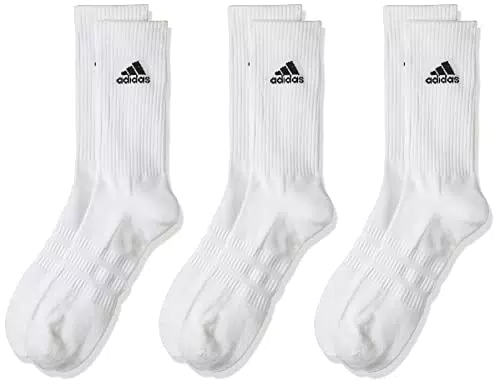 Adidas Cush CRW 3pp, Socks Uomo, White/Black, XL