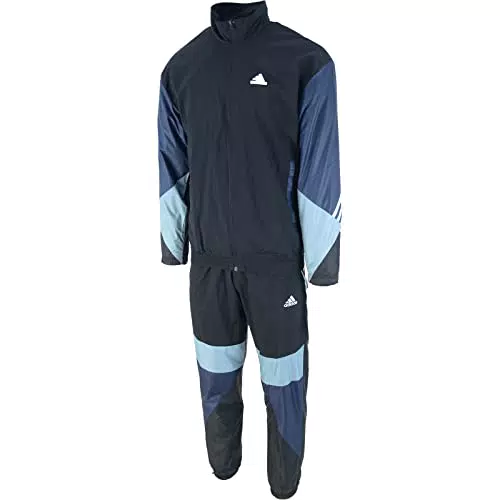 adidas MTS WOV FUT Ret, Tuta da Ginnastica Uomo, Nero