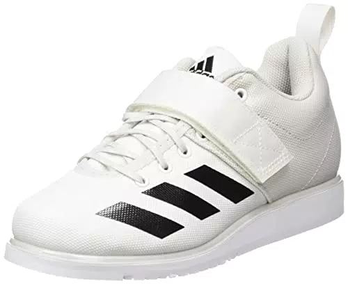 adidas Powerlift 4carpe da Ginnastica Basse Uomo, Bianco/Nucleo Nero/Grigio