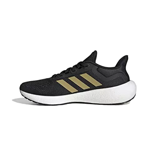 adidas Pureboost Jet Wneaker Donna, Core Black/Gold Met./Carbon