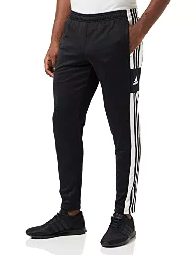 adidas SQUADRA21, Pantaloni da Allenamento Uomo, Nero Bianco