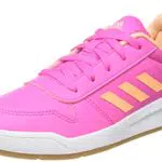 adidas TENSAUR Kcarpe da Running, Rosa, Arancione, Bianco
