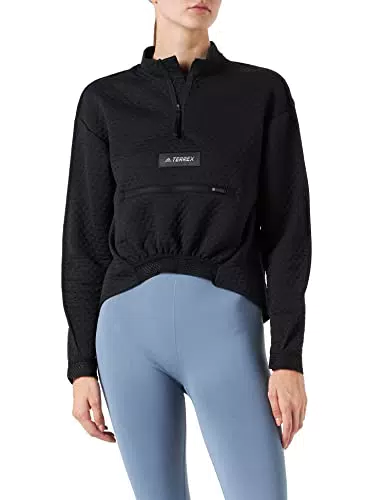 adidas W Hike Halfz FLaglia Lunga Donna, Black