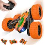 Allaugh Macchina Telecomandata, Rotazione a 360°con Luce LED 2.4GHz Veicoli Agricoli per Bambini 3 4 5 6 7 8 9 10 Anni RC Auto Giochi Interno All'Aperto Giardino Regalo Bambino Compleanno Giocattolo
