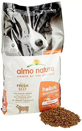almo nature Holistic dog adult medium mangime secco gusto manzo e riso kg.12