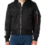 ALPHA INDUSTRIES MA- 1 ZHP Giacca, Black