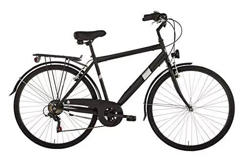 Alpina Bike Moving TRK 6v, Bicicletta Uomo, Nero, 28"