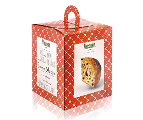 Amaretti Virginia - Dolce di Natale con Gocce di Cioccolato Senza Glutine enza Lattosio da 400Gr