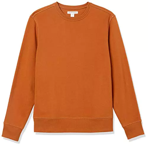 Amazon Essentials Felpa Girocollo in Pile Uomo, Noce Moscata