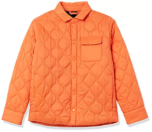 Amazon Essentials Giacca camicia imbottita foderata in sherpa Bambini e ragazzi