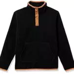 Amazon Essentials Giacca Pullover in Pile con abbottonatura a Pressione Bambini e Ragazzi
