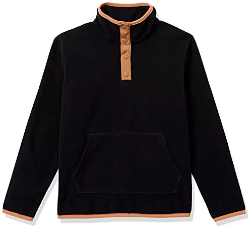 Amazon Essentials Giacca Pullover in Pile con abbottonatura a Pressione Bambini e Ragazzi