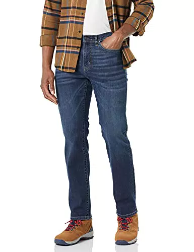 Amazon Essentials Jeans Dritti Elasticizzati A Vita Alta Uomo