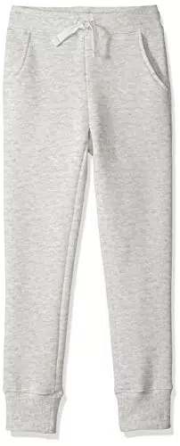 Amazon Essentials Joggers Bambine e Ragazze, Grigio Chiaro Puntinato