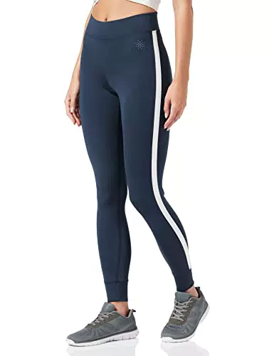 Amazon Essentials Leggings Sportivi con Banda Laterale Donna