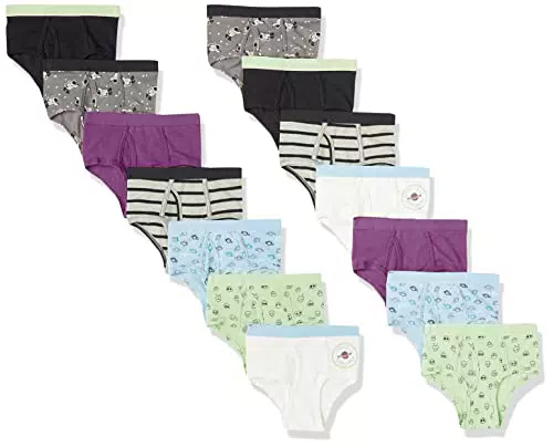 Amazon Essentials Slip in Cotone Bambini e Ragazzi, Pacco da 14ulticolorepazio
