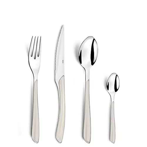 Amefa Eclat- Servizio di posate, Acciaio inox, 24 pezzi