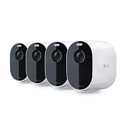 Arlo Essential Spotlight, 4 Telecamere di videosorveglianza WiFi senza fili