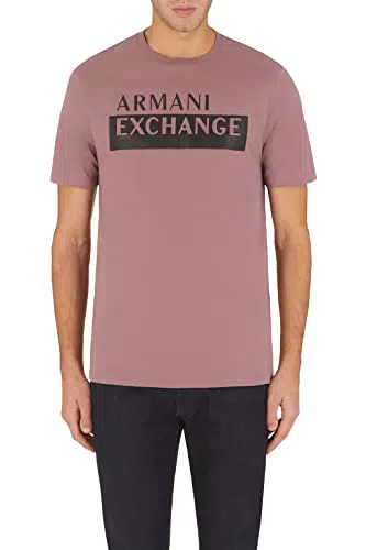 Armani Exchange T-shirt Girocollo Logo sul petto T-shirt