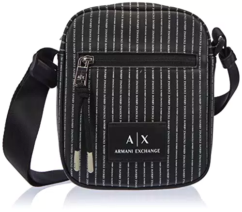 ARMANI EXCHANGE Vertical Allover, Flat Crossbody Uomo