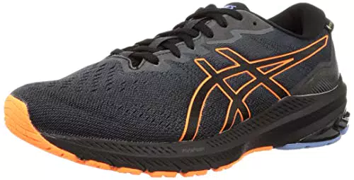 ASICS Gt-1000 11 GTXcarpe da Ginnastica Basse Uomo, Nero/Arancio Shocking