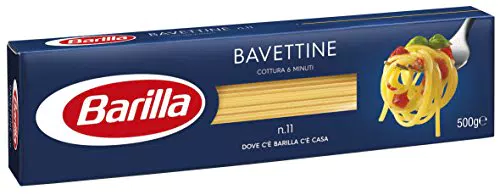 Barilla Pasta Bavettine, Pasta Lunga di Semola di Grano Duro 100% Italiano