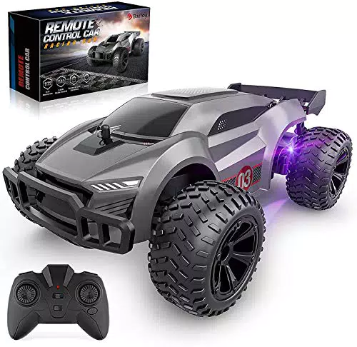 Baztoy Macchina Telecomandata Multi-Terrain Fuoristrada Telecomandato 2.4GHz Veicoli Camion RC Auto da Corsa Radiocomandata Gadget Giochi All'Aperto Regalo Giocattoli per Bambini Ragazzi Cingolati