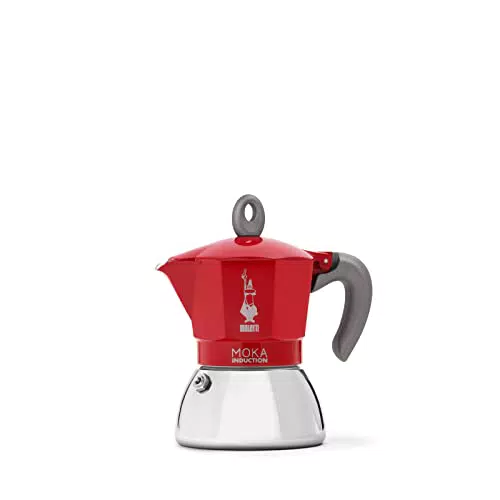 Bialetti Caffettiera Moka Induction, 4 Tazze