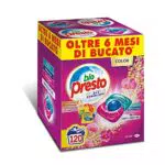 Bio Presto Power Caps Color, Detersivo Lavatrice Predosato in Capsule per Capi Colorati