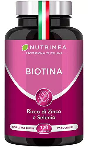 Biotina Nutrimea, Capelli, Unghie e Pelle, Biotina, Zinco