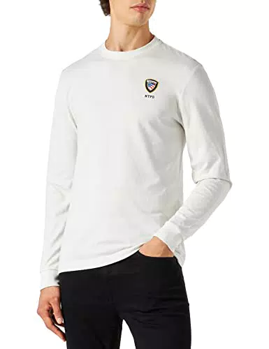 Blauer T-Shirt Manica Lunga, 112 Farina Tapioca