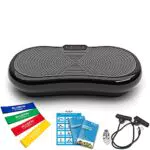 Bluefin Fitness Pedana Vibrante Ultra Slim, 5 Programmi + 180 Levelli