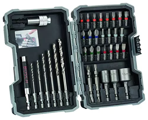Bosch Professional Set da 35 Pz. Die Punte HSS-G & Bit di avvitamento Extra Hard