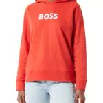 BOSS Donna C_Edelight_1 Felpa con cappuccio, Rosso Accesso