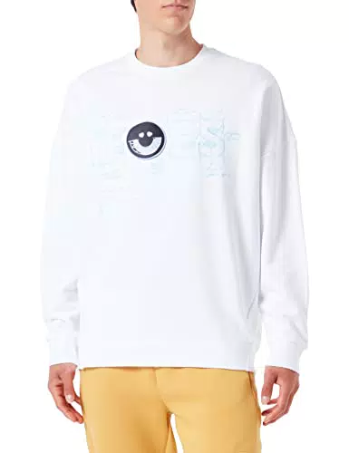 BOSS Salboart Maglia di Tuta, Bianco 100