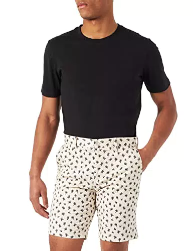 BOSS Schino-Slim-Shorts S Pantaloncini, White Open 131