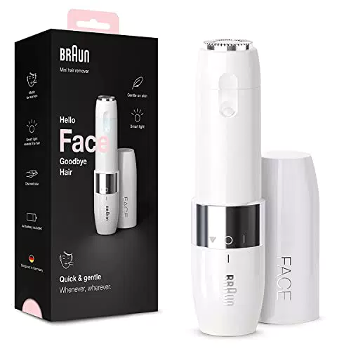 Braun Face, Rasoio Viso Donna Elettrico, Depilatore di Precisione