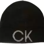 Calvin Klein Berretto con monogramma rialzato Cappello Lavorato a Maglia