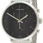 Calvin Klein Orologio Cronografo Quarzo Unisex Adulto con Cinturino in Acciaio Inox K8M27121