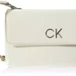 Calvin Klein Re-Lock DBL Xbody W/Flap Saff, Borsa Donna