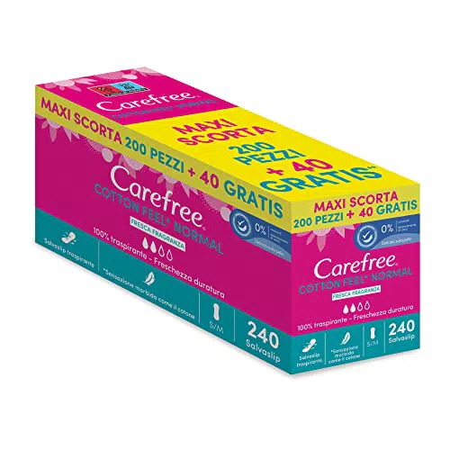 Carefree Salvaslip, Cotton Feel, Normal, Fresca Fragranza