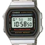 Casio Orologio Digitale Uomo con Cinturino in Acciaio Inox A168WA-1YES