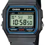 Casio Orologio Digitale Uomo con Cinturino in Resina F-91W-1YER