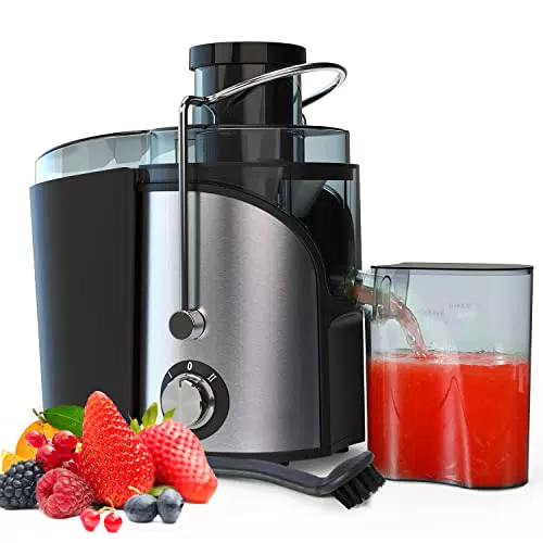 Centrifuga Frutta e Verdura Professionale 400 W - Estrattore di Succo a Freddo