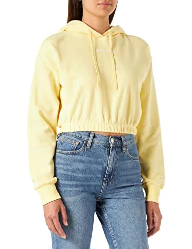 Champion American Classics - Crop Boxy, Felpa con Cappuccio